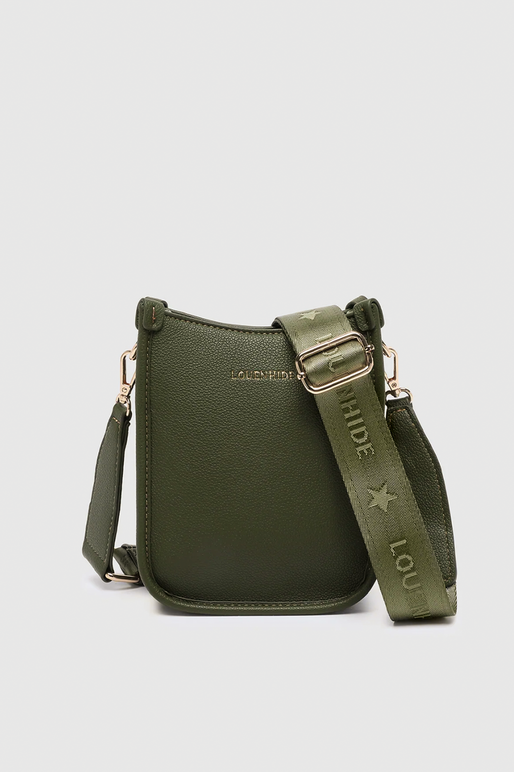 Louenhide Parker Phone Crossbody Bag Olive
