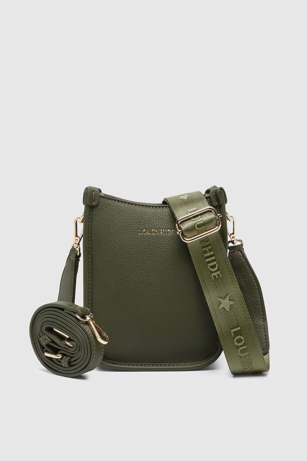 Louenhide Parker Phone Crossbody Bag Olive
