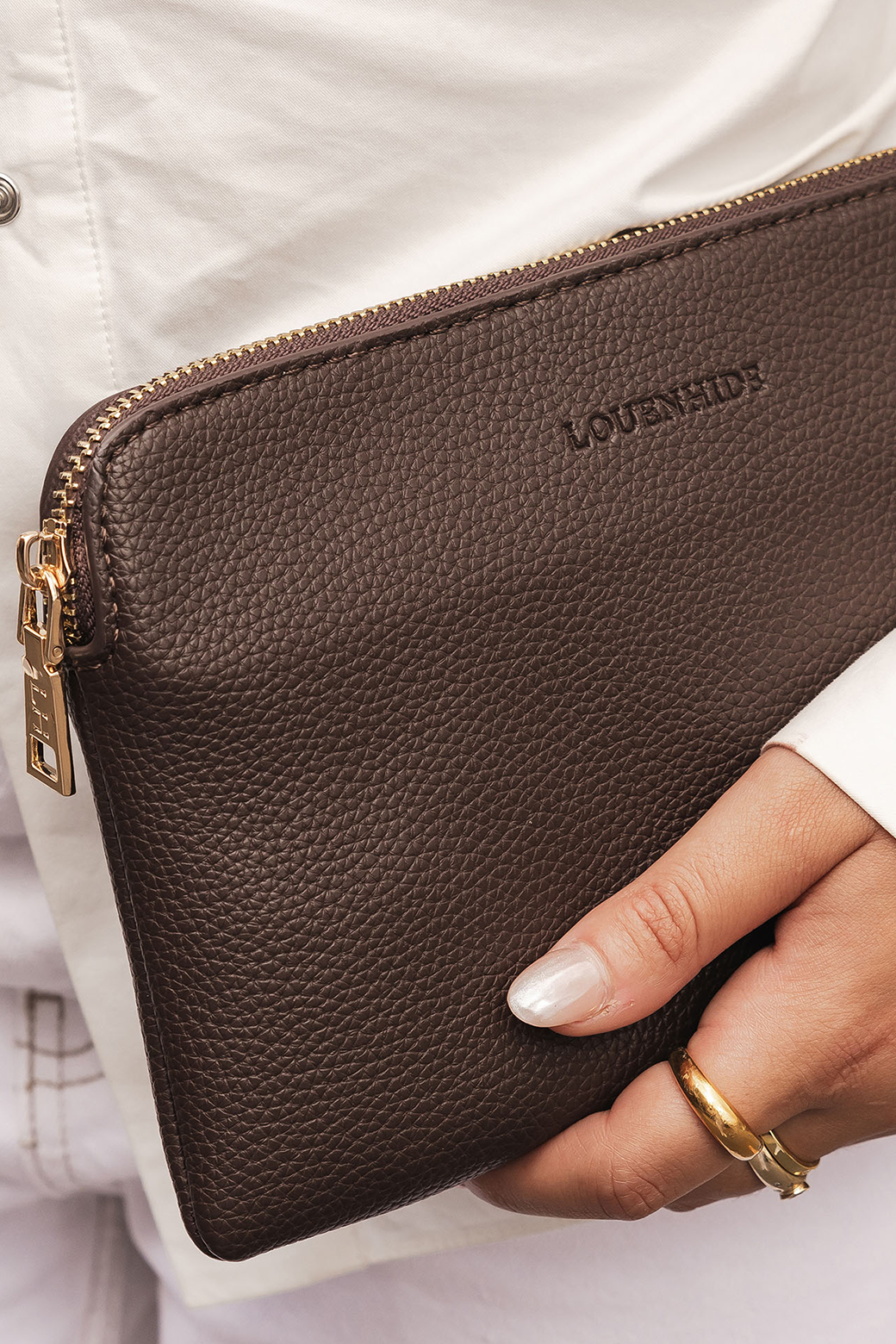 Louenhide Poppy Clutch Chocolate