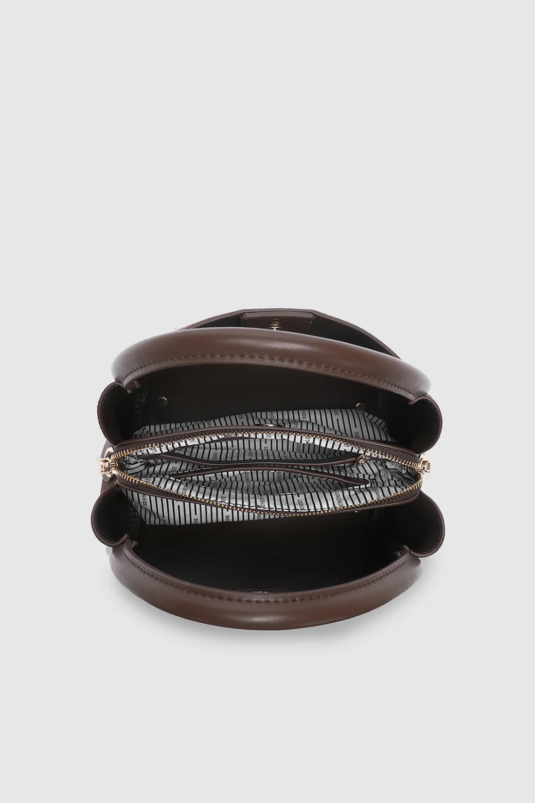 Louenhide Steffie Suedette Mini Tote Bag Chocolate