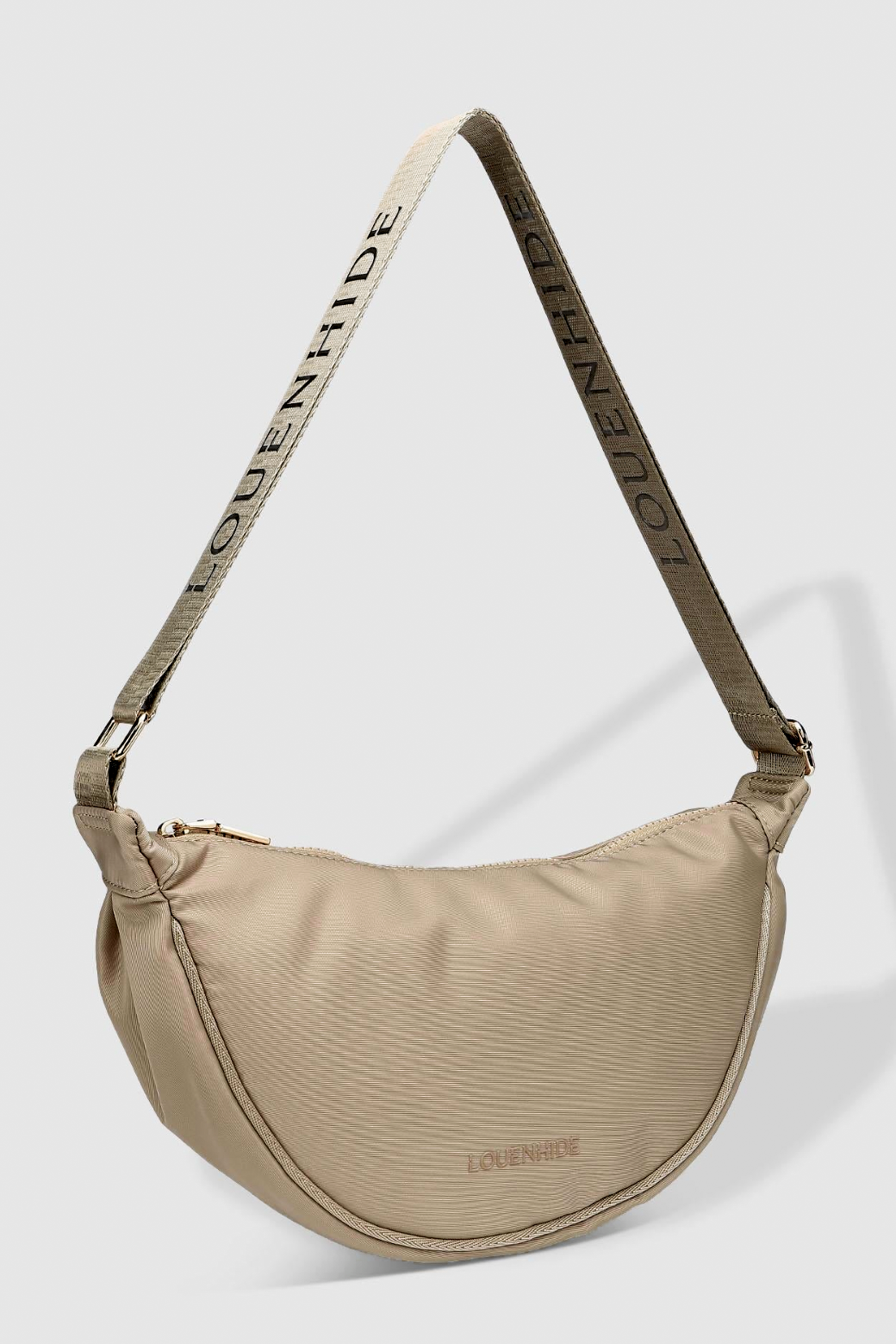 Louenhide Sylvia Nylon Crossbody Bag Beige