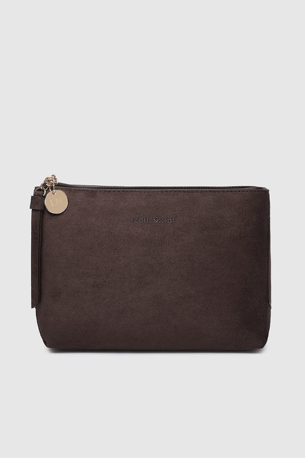 Louenhide The Everyday Suedette Pouch Chocolate