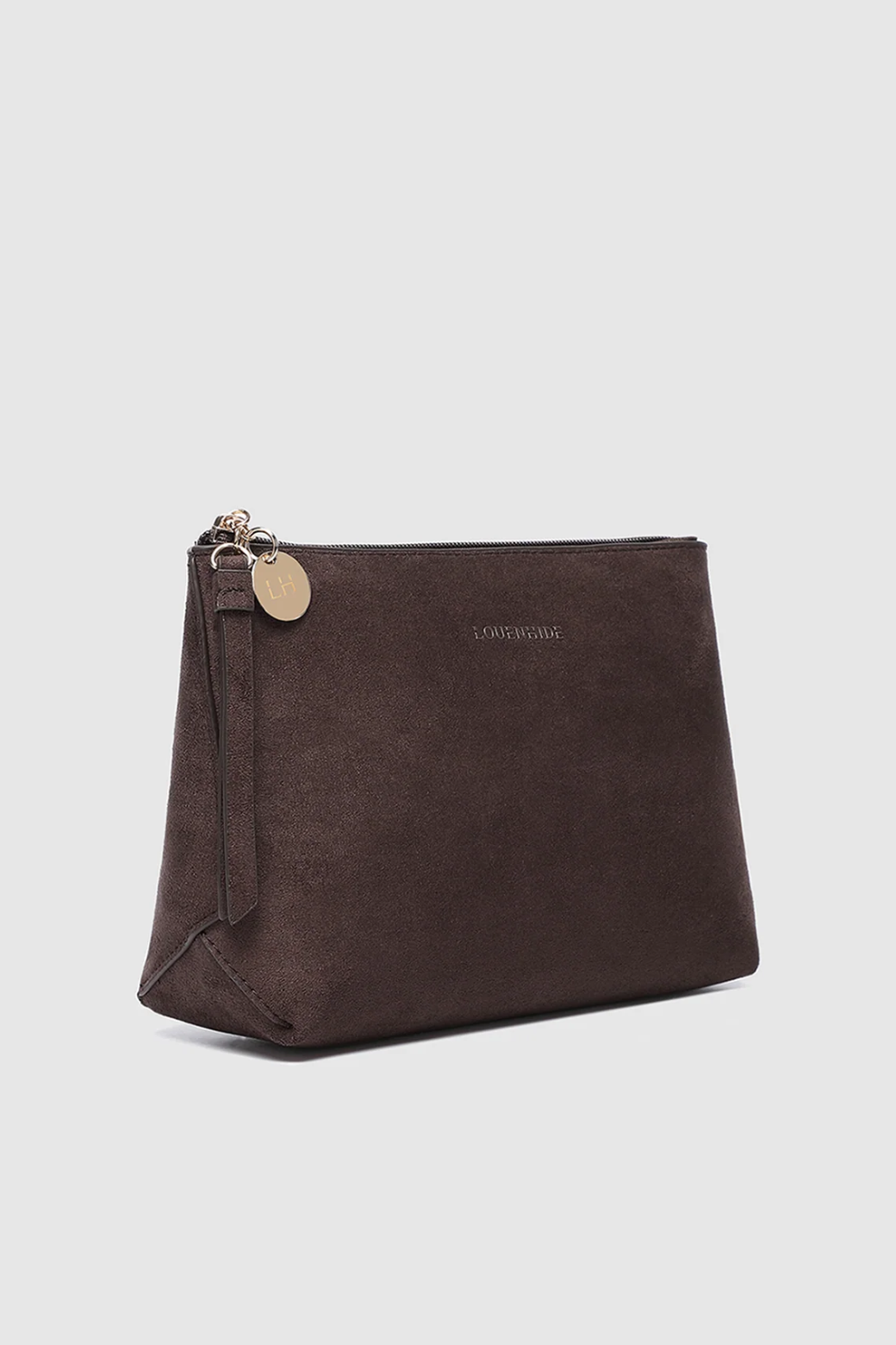 Louenhide The Everyday Suedette Pouch Chocolate