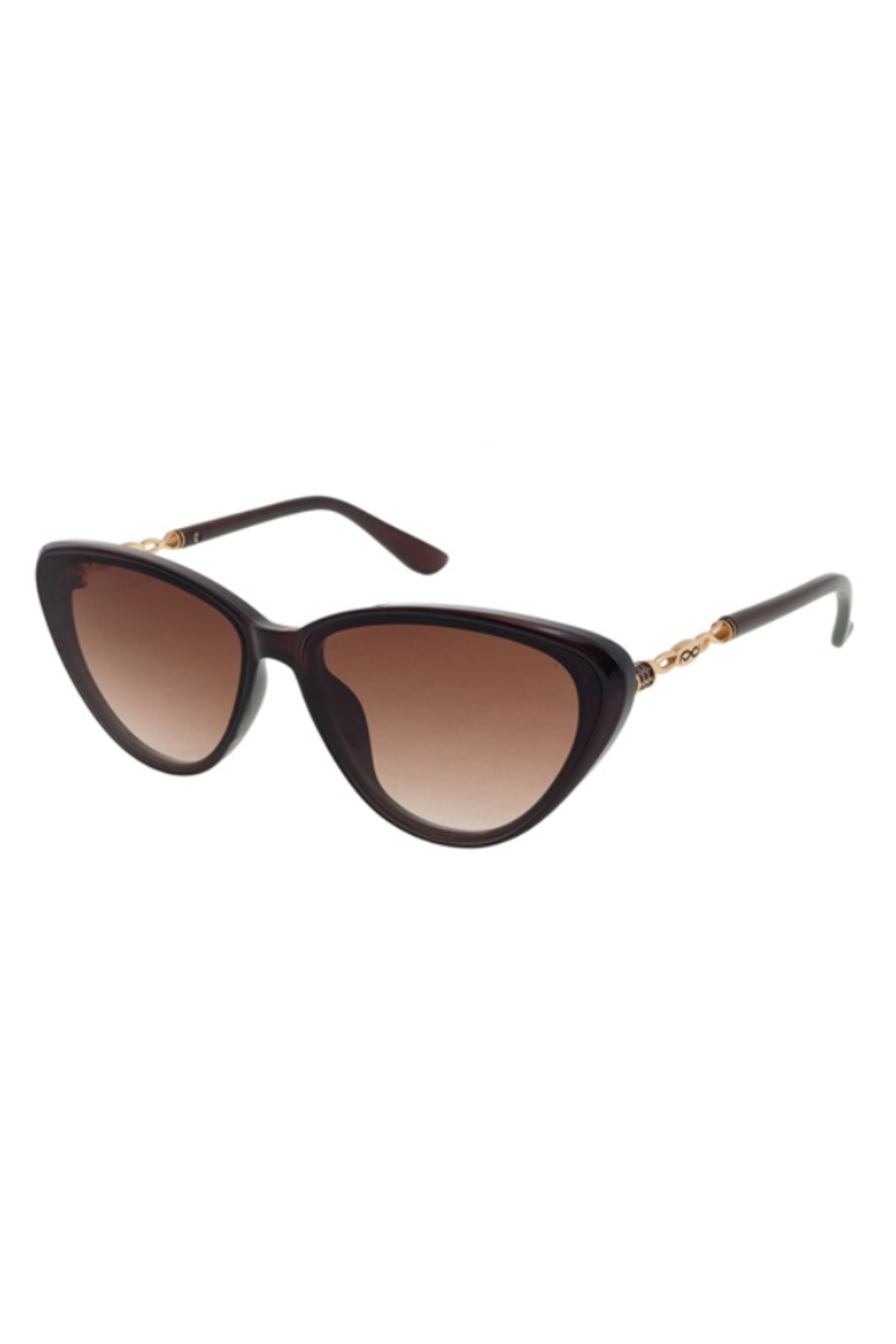 Louisa Cateye Sunglasses Chocolate