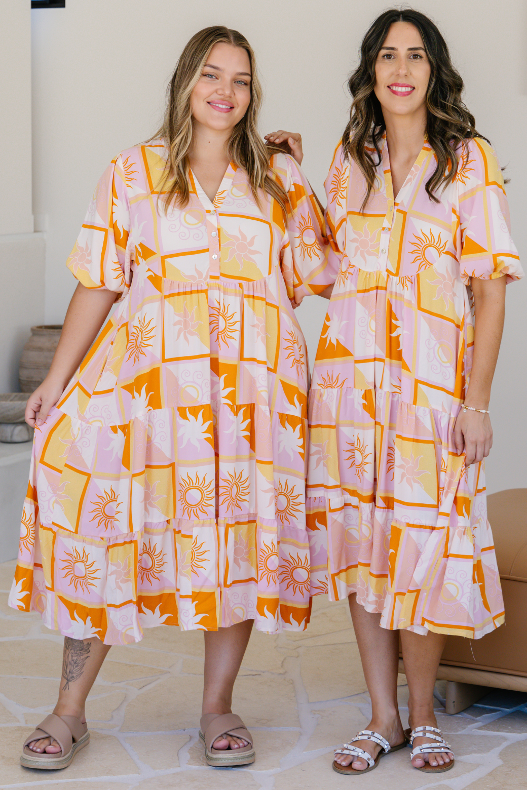 Louisa Midi Dress Celcius Print