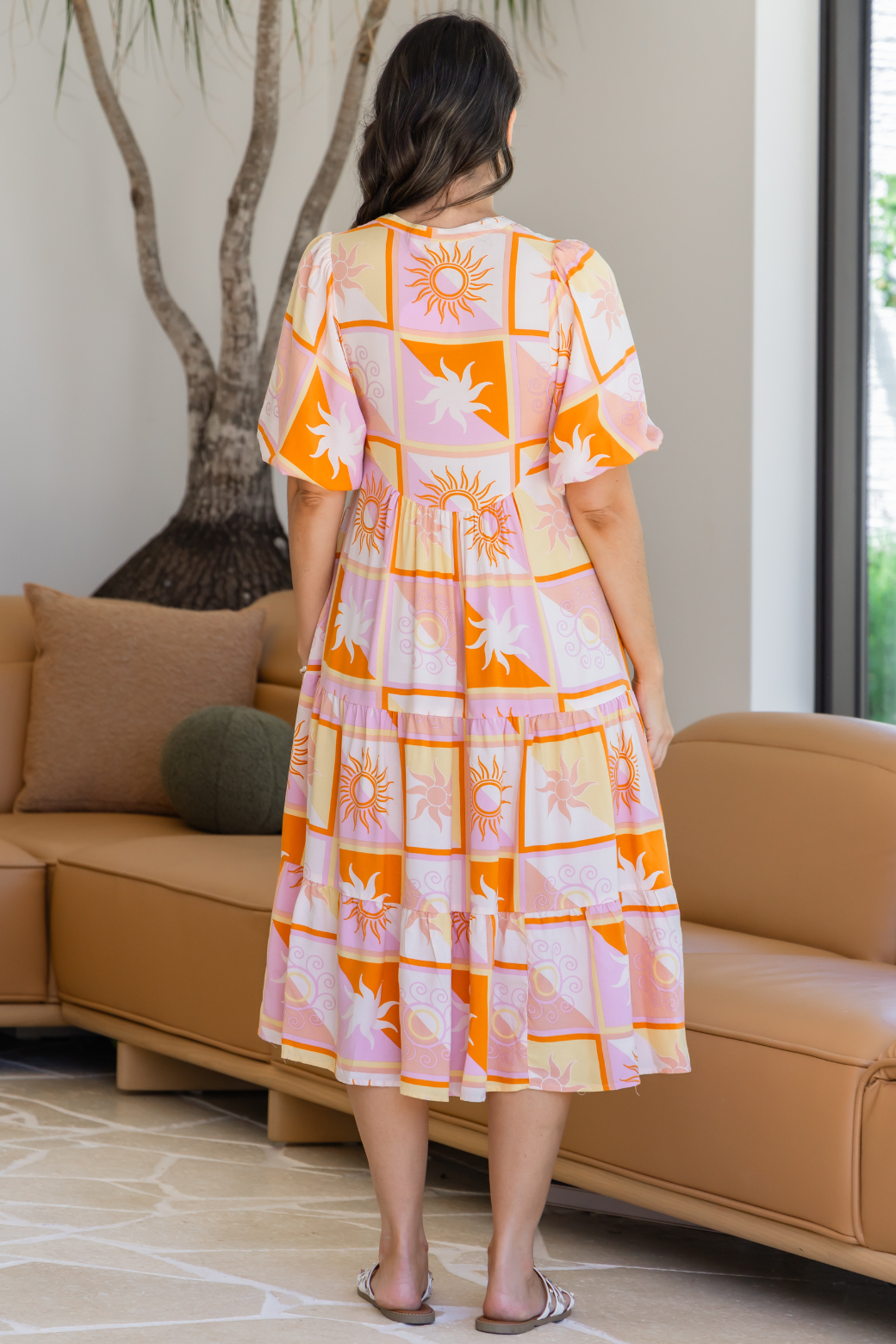 Louisa Midi Dress Celcius Print