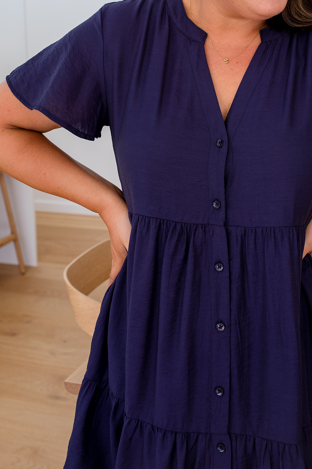 Maddie Dress Navy