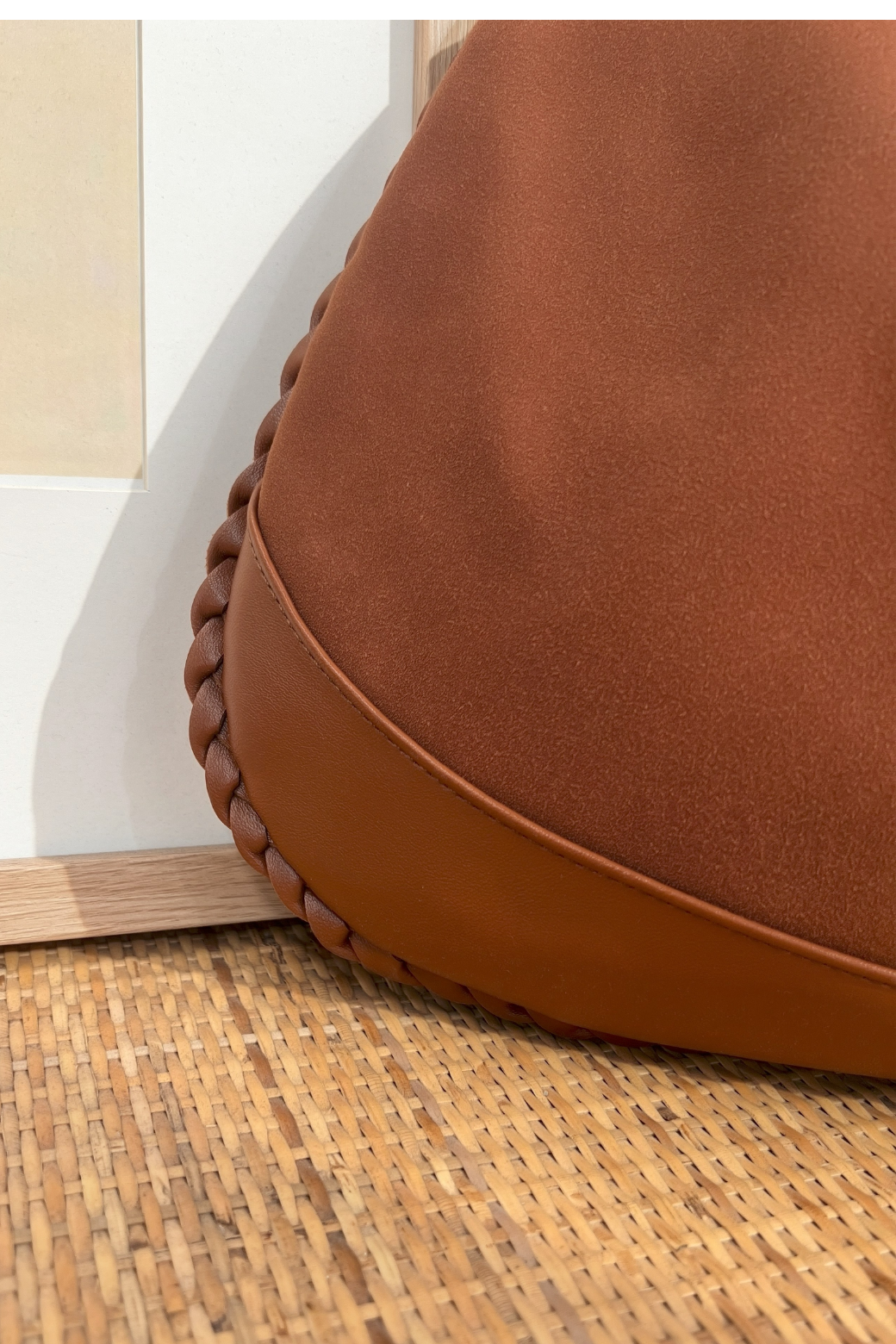 Marcella Suedette Hobo Bag Tan