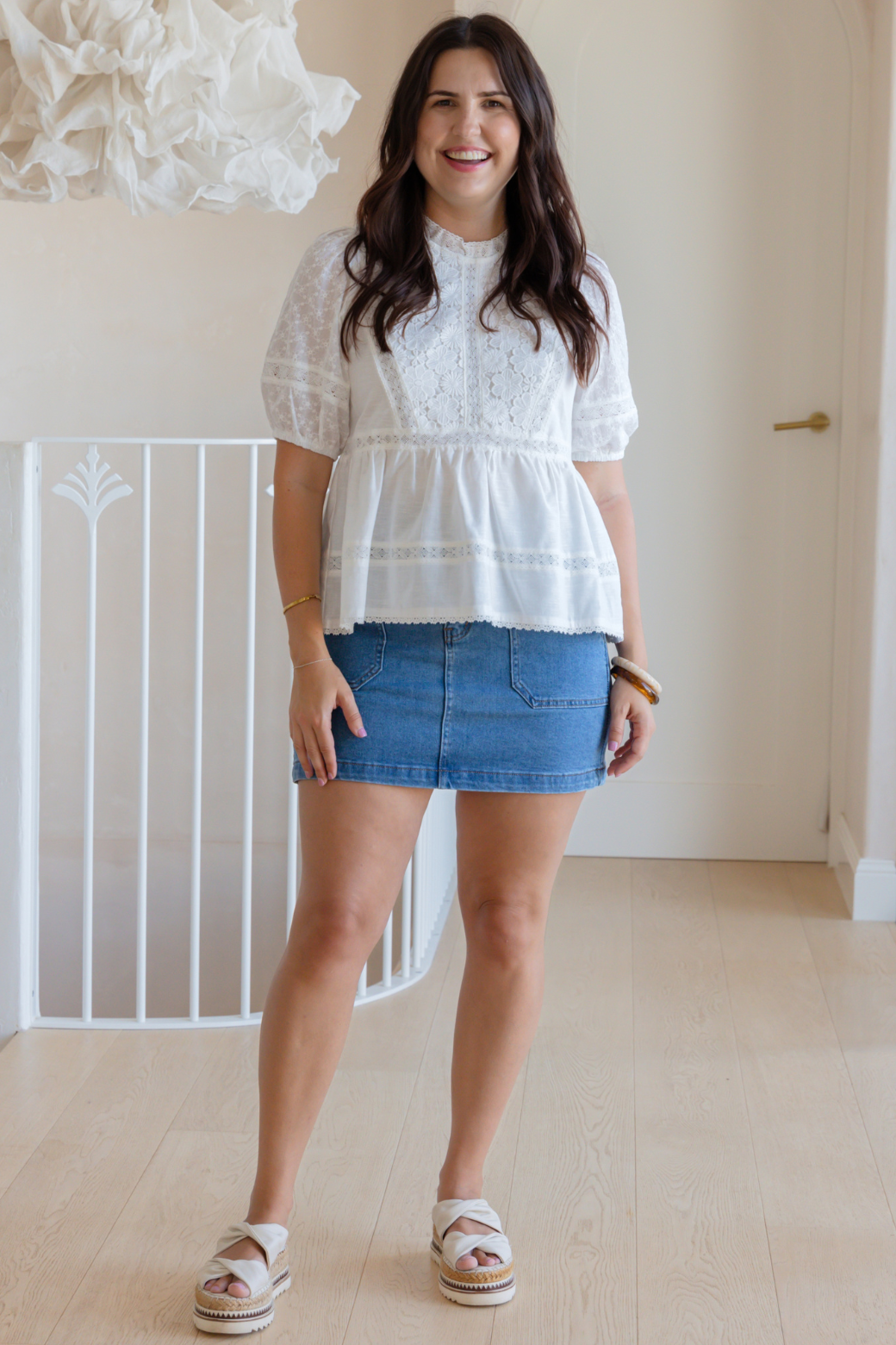 Meadow Cotton Lace Top
