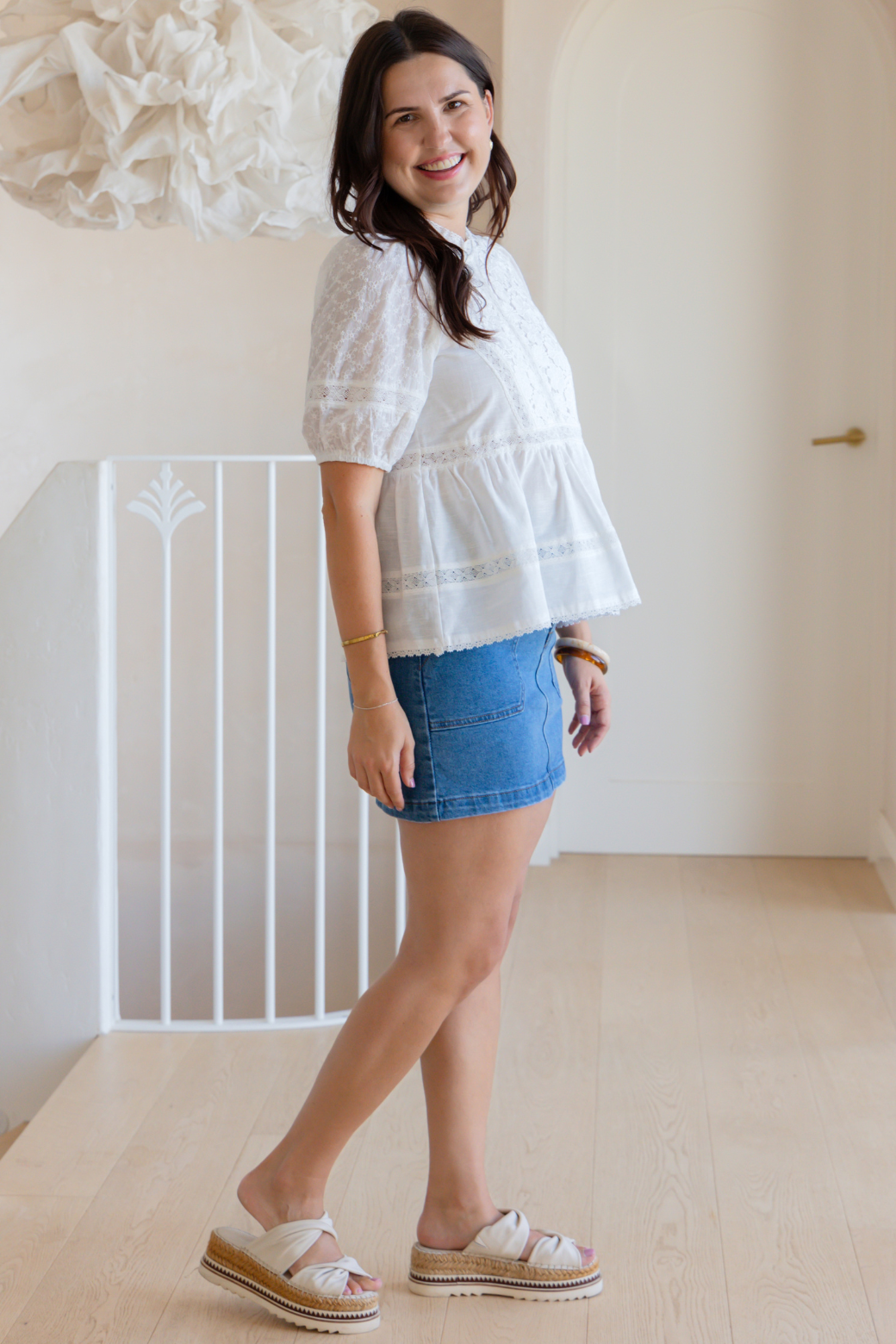 Meadow Cotton Lace Top