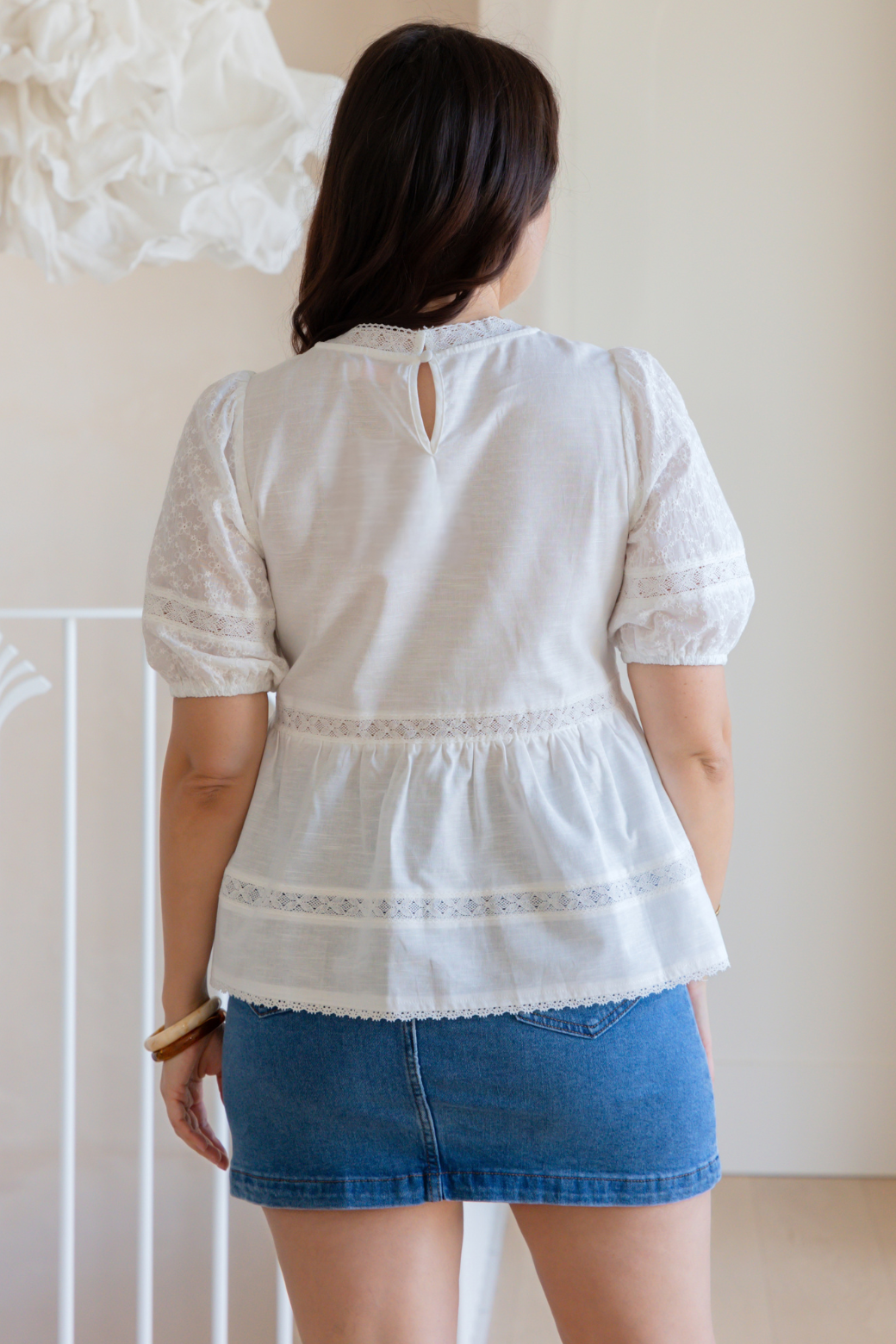 Meadow Cotton Lace Top