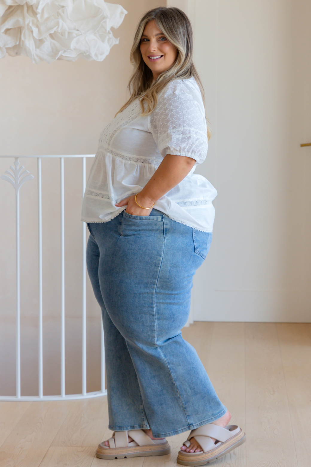 Meadow Cotton Lace Top