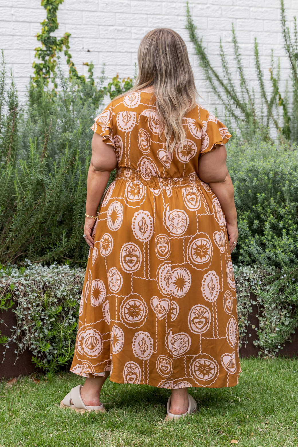 Melanie Midi Dress Mirabella Print