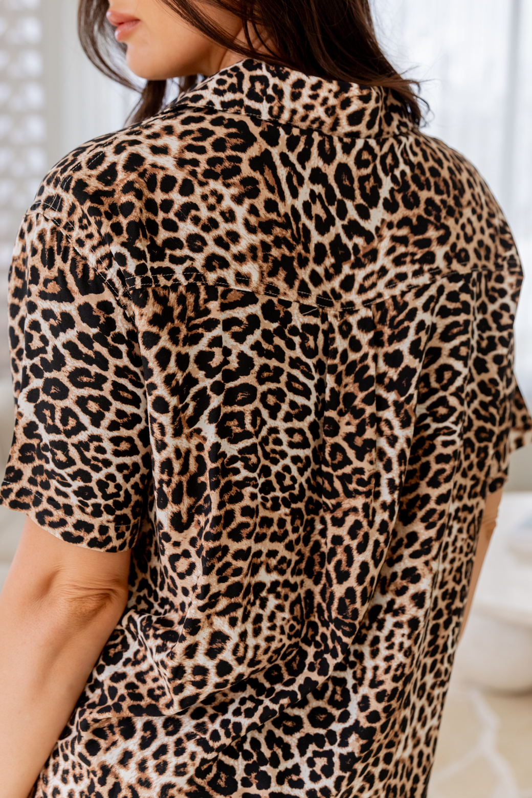 Melrose Shirt Leopard Print