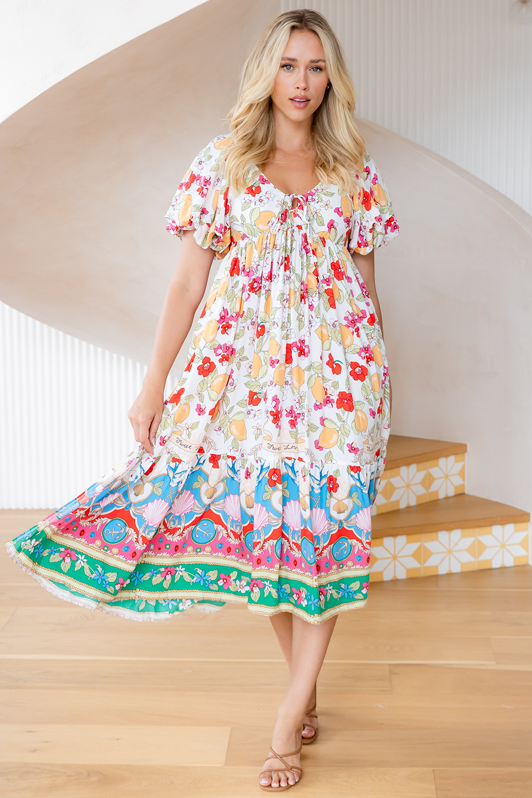 Final Sale | Mikayla Sweet Love Print Multi