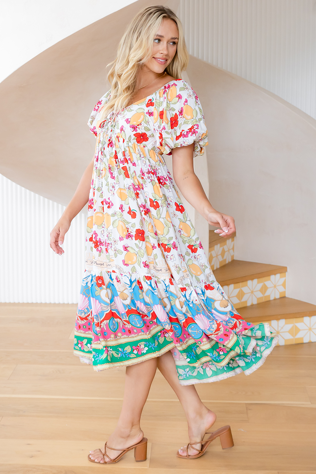 Final Sale | Mikayla Sweet Love Print Multi