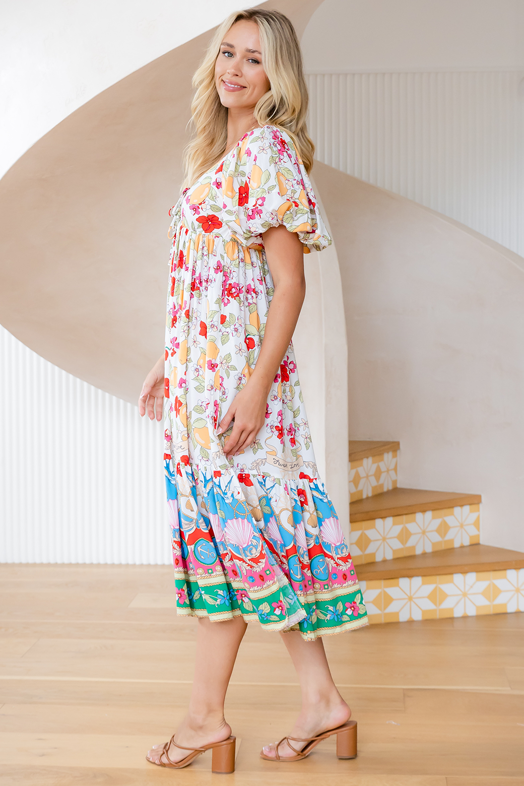 Final Sale | Mikayla Sweet Love Print Multi