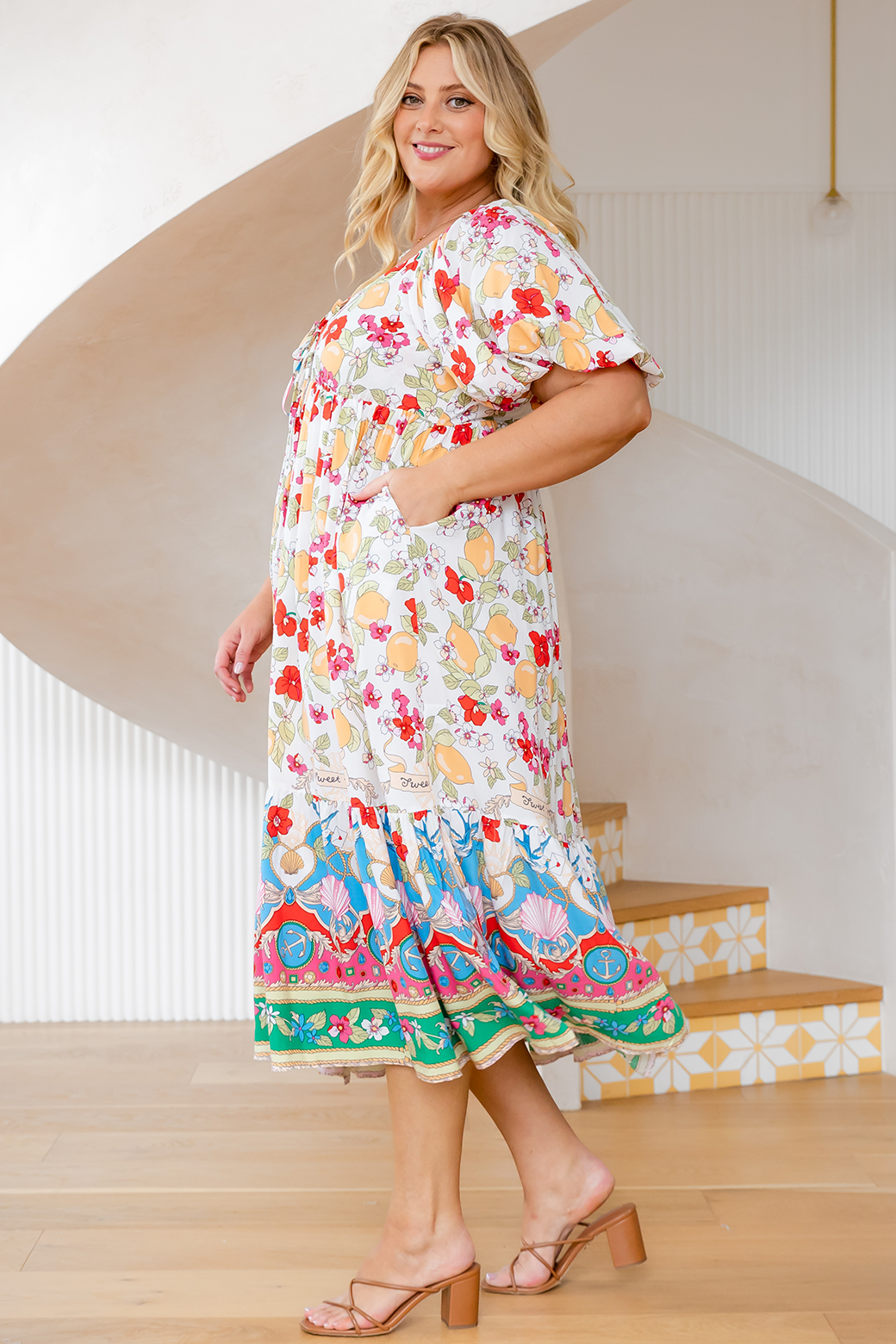 Final Sale | Mikayla Sweet Love Print Multi
