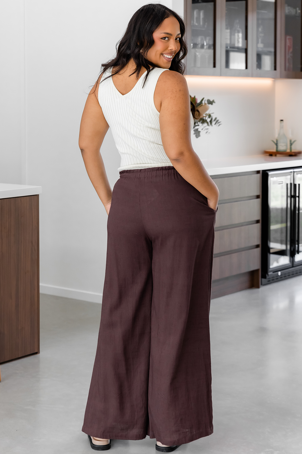 Final Sale | Morgan Pants Dark Chocolate