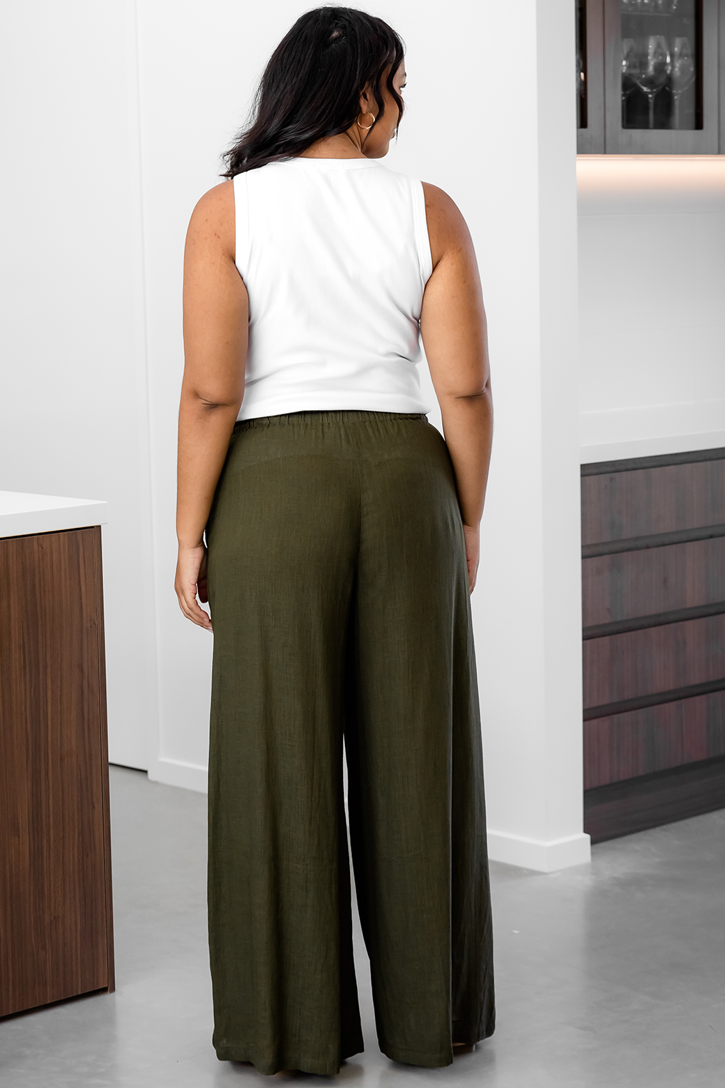 Morgan Pants Dark Forest Green