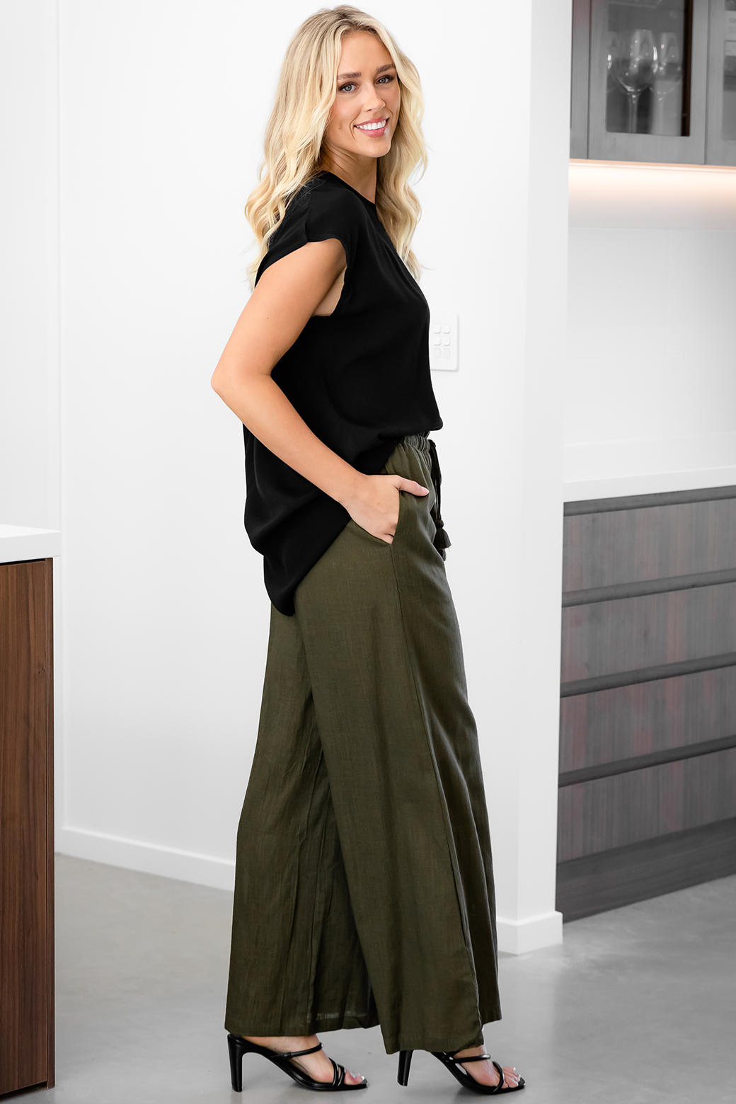 Final Sale | Morgan Pants Dark Forest Green
