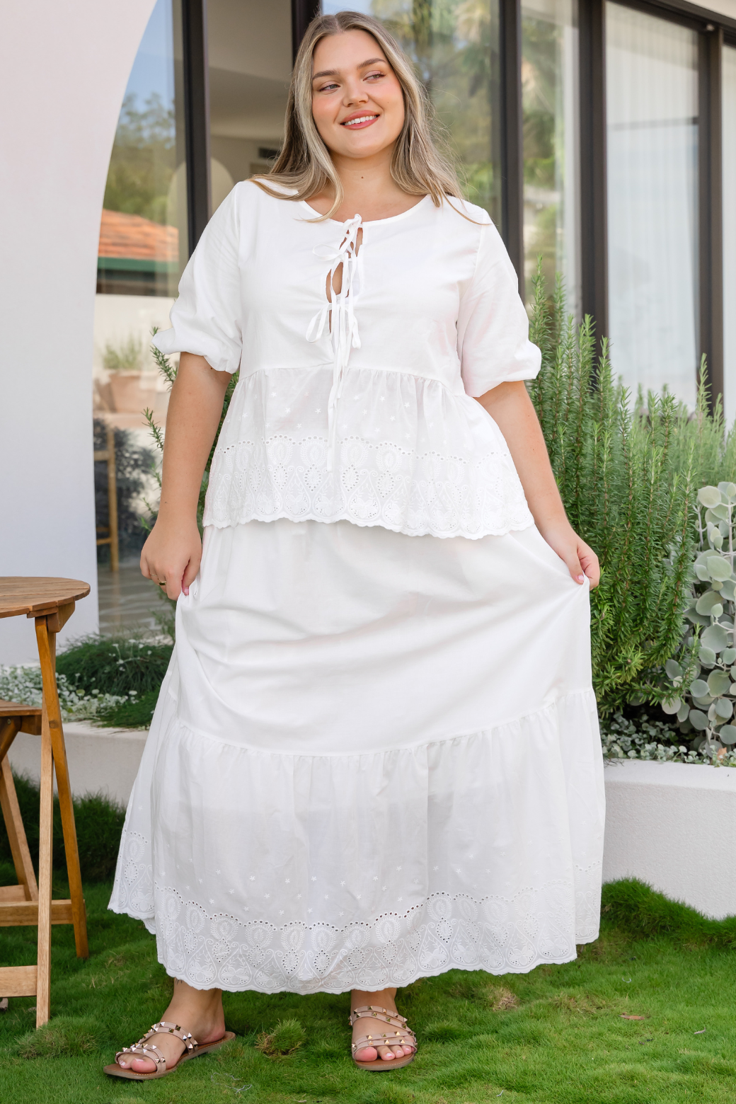 Noah Broderie Anglaise Top