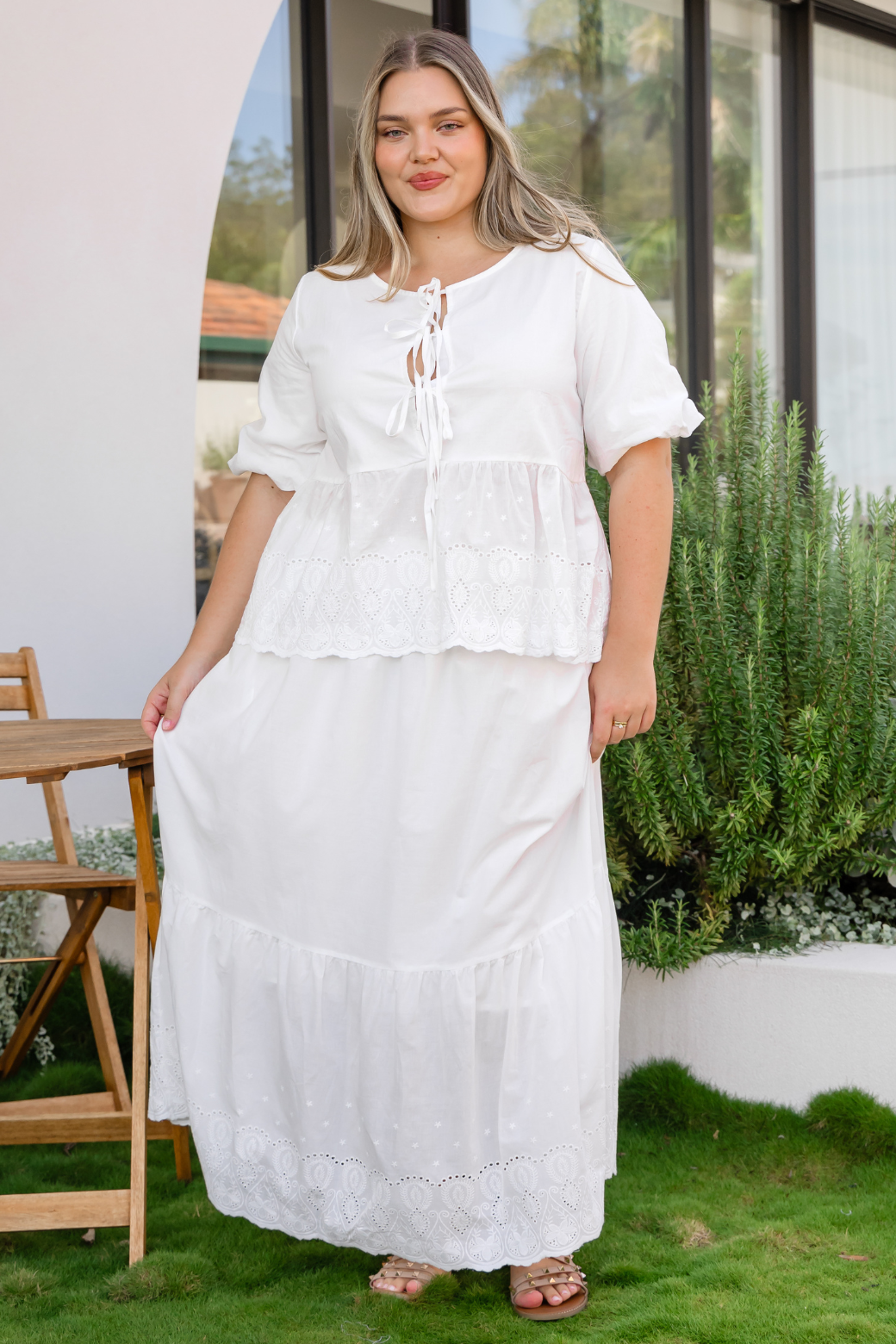 Noah Broderie Anglaise Top