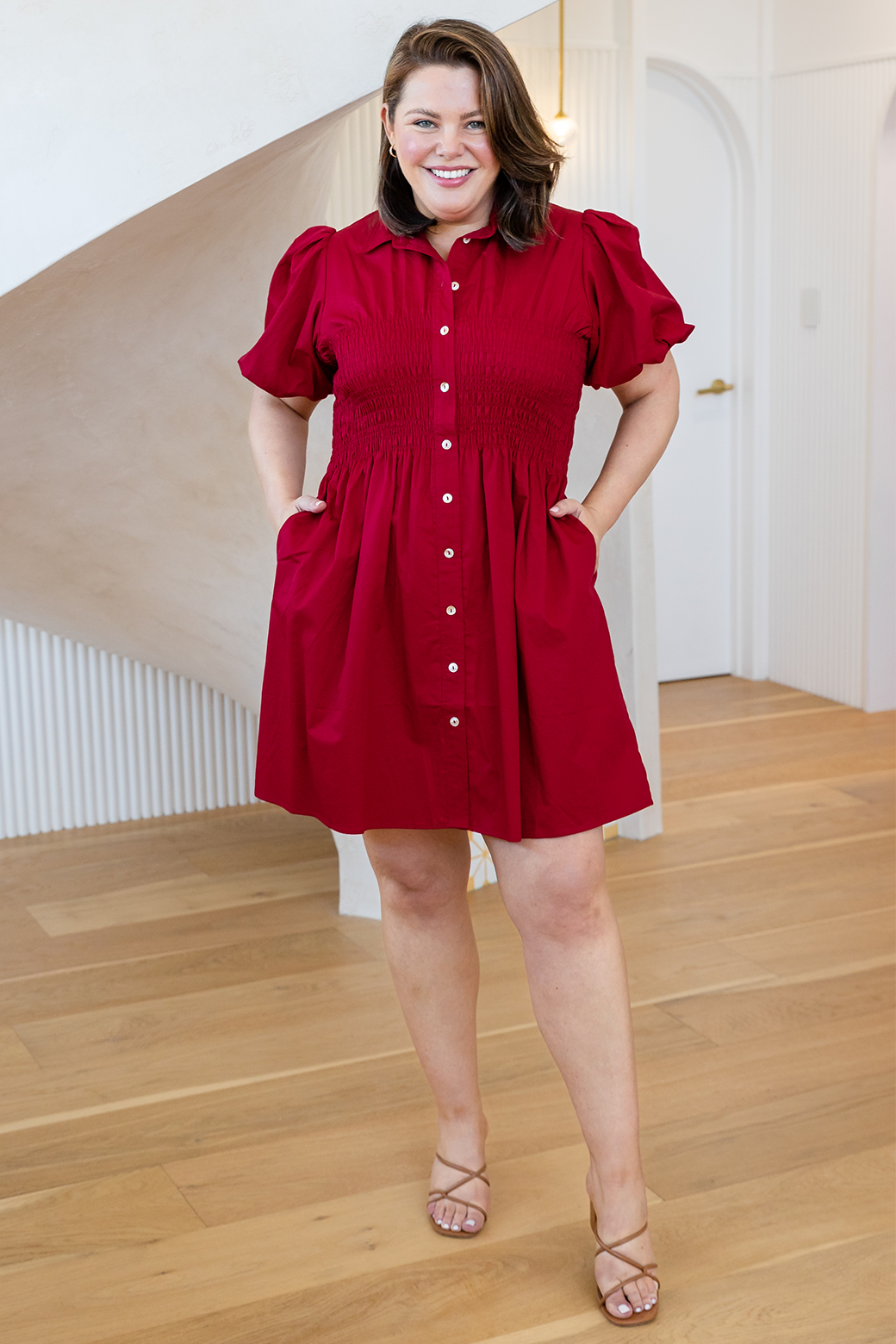 Final Sale | Rumer Dress Deep Red