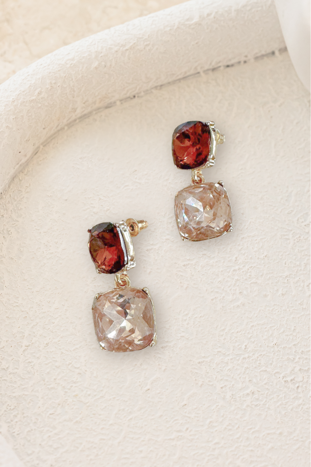 Orange_Sherbet_Square_Stone_Drop_Earrings_Brown_1.png