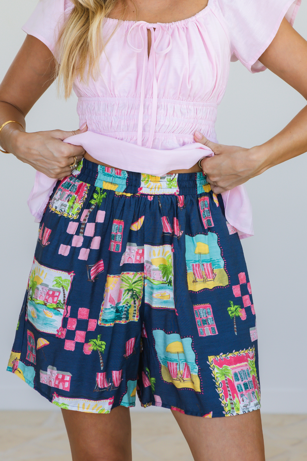 Otto Shorts Tuscan Sun Print