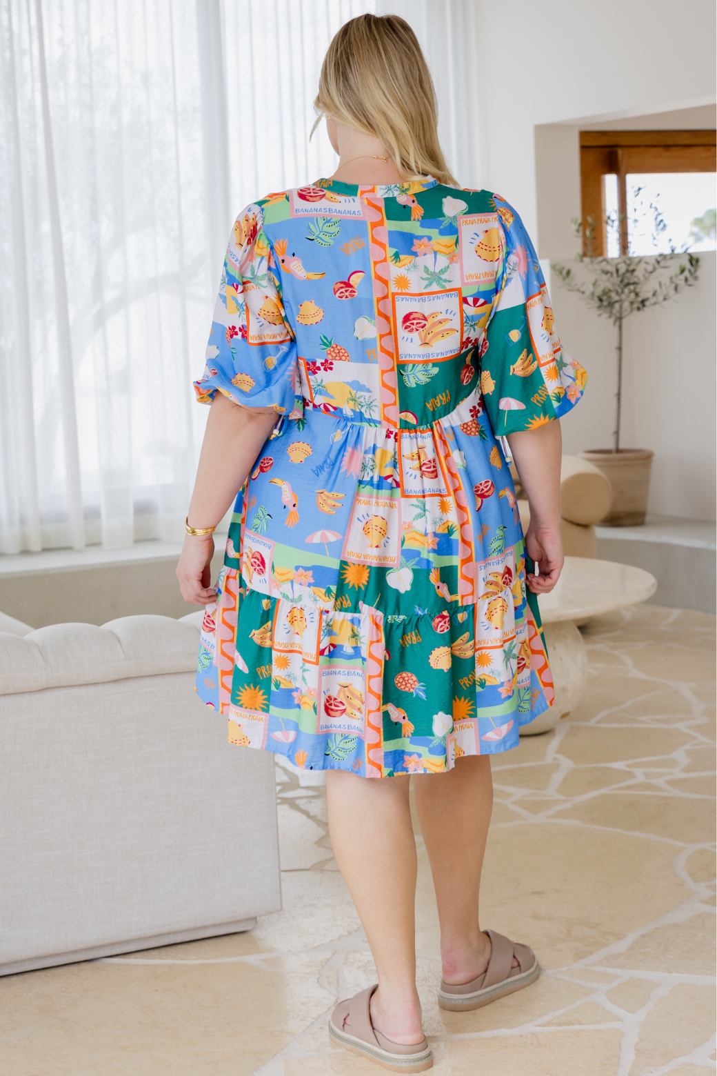 Paige Dress Loco Print Green