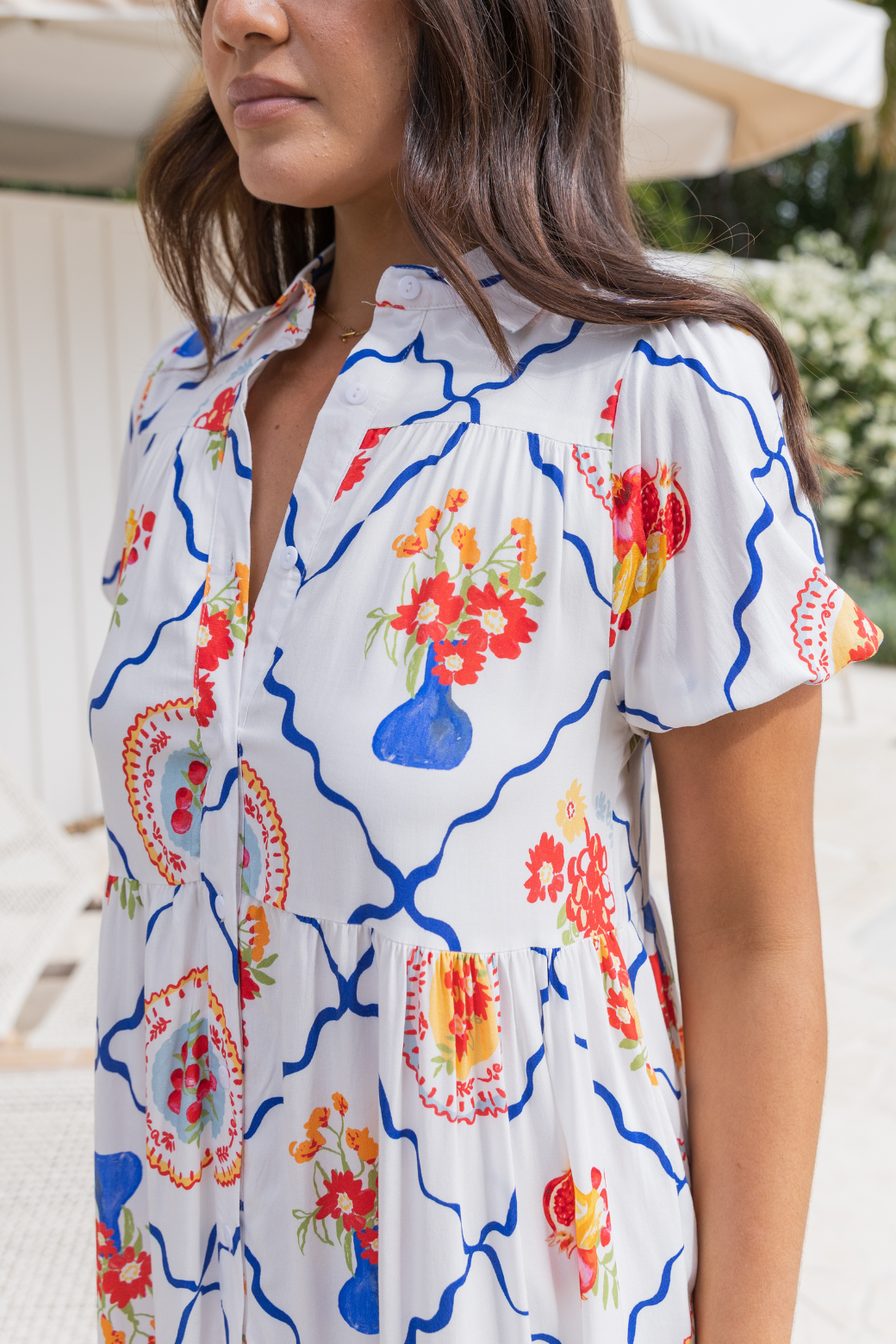 Parker Dress Picnic Print