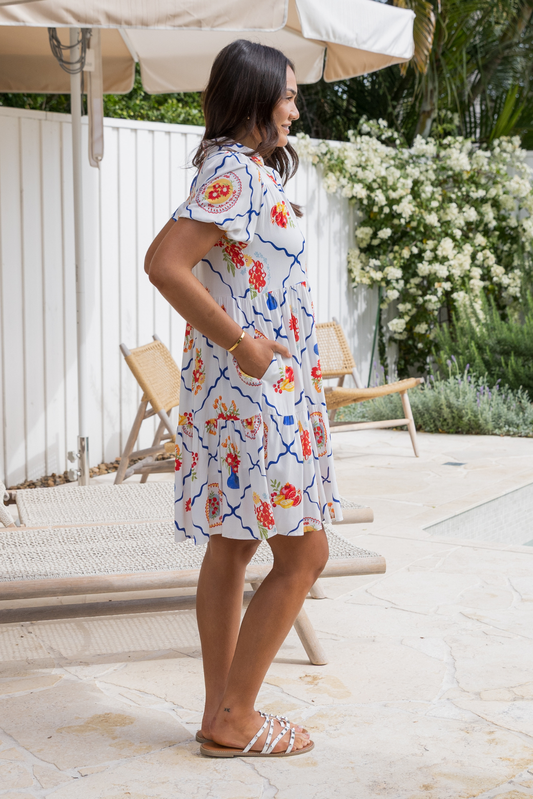 Parker Dress Picnic Print