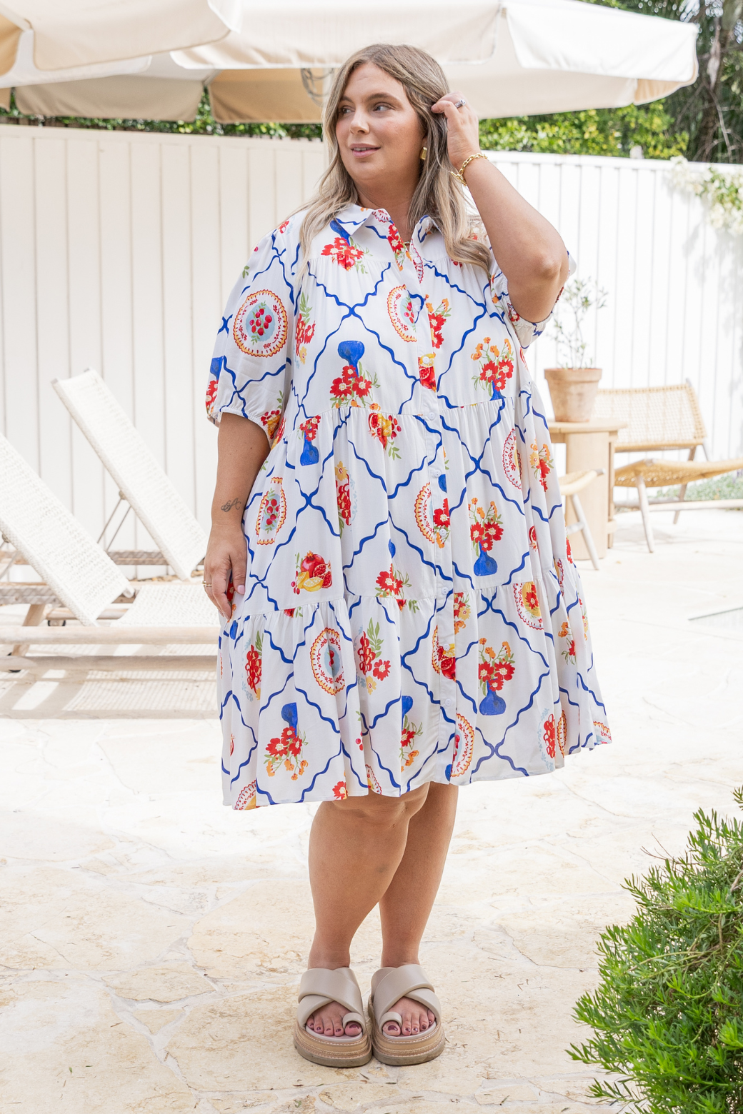 Parker Dress Picnic Print