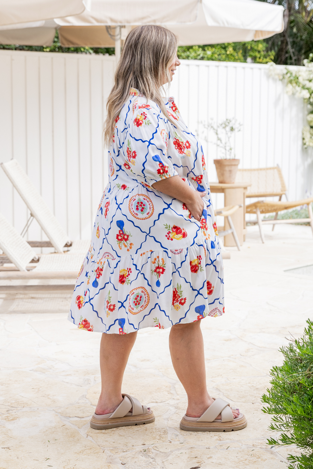 Parker Dress Picnic Print