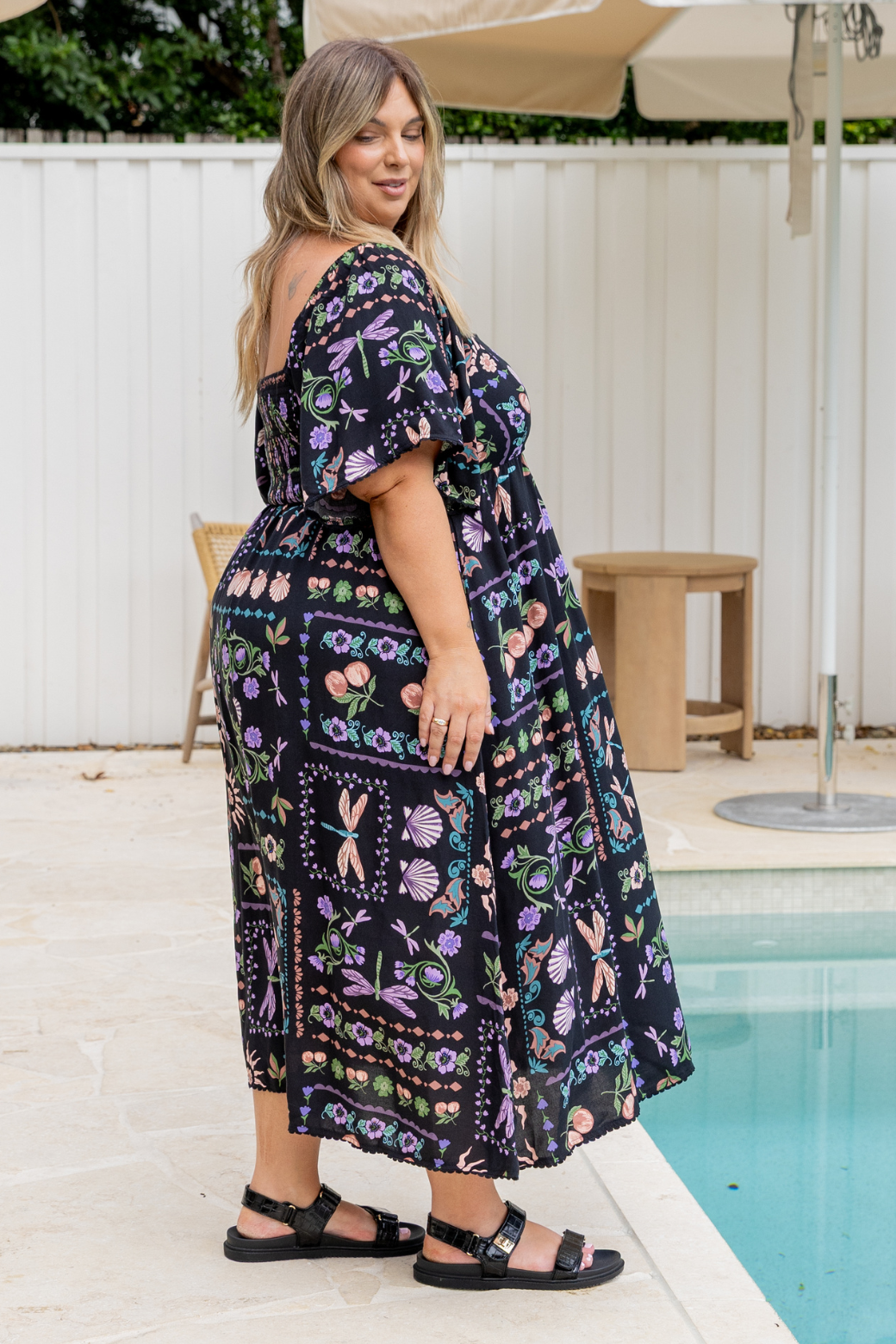 Paulina Midi Dress La Belle Print