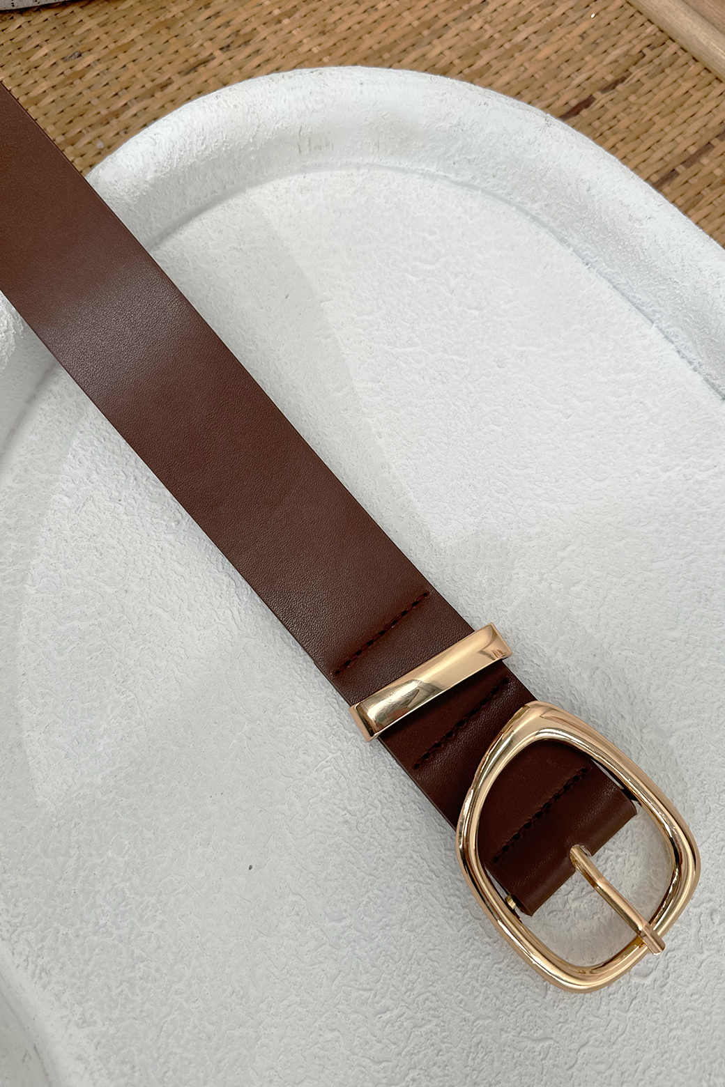 Sass Lori Belt Chocolate