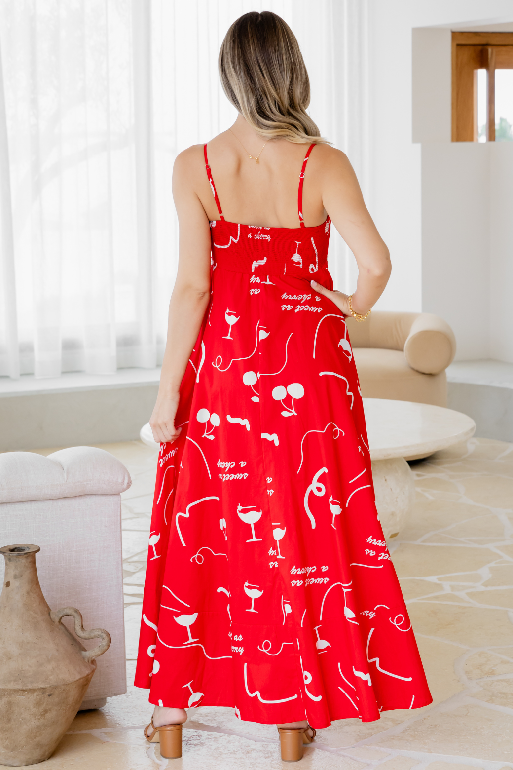 Portafino Maxi Dress Sweet Cherry Print | Orange Sherbet Orange Sherbet Boutique Portafino Maxi Dress Sweet Cherry Print | Orange Sherbet Orange Sherbet Boutique
