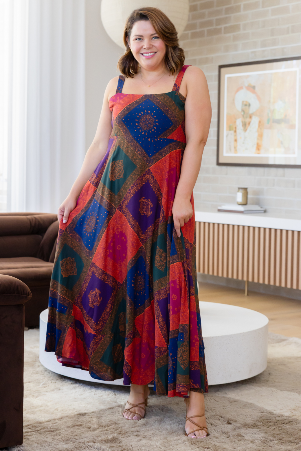 Primrose Maxi Dress Carmen Print