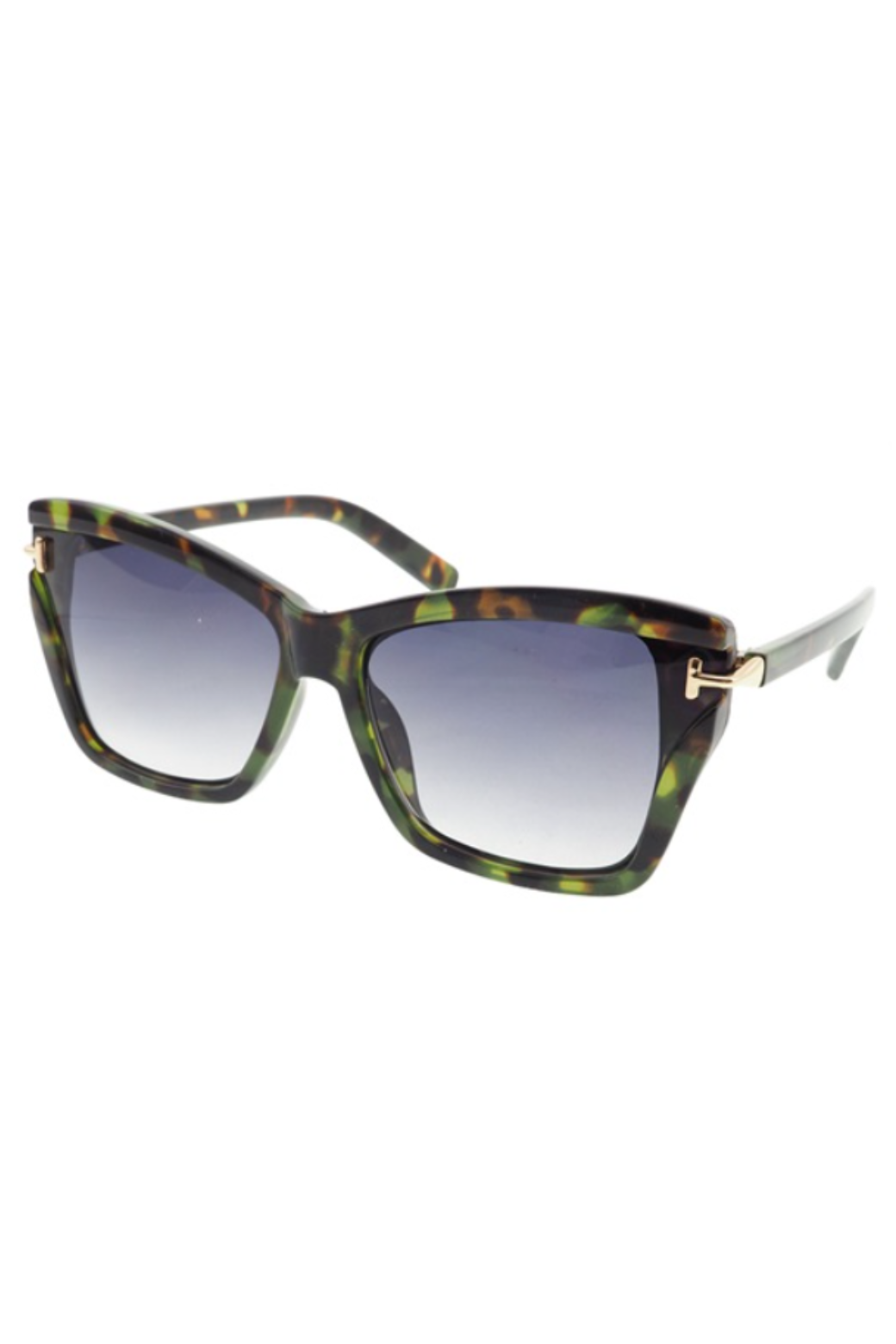 Rachel Olive Tortoise Shell Sunglasses
