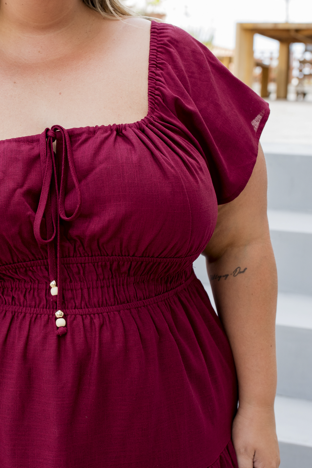 Rebecca Dress Burgundy