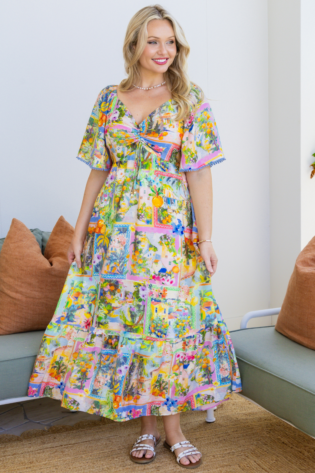 Renee Maxi Dress Escape Print