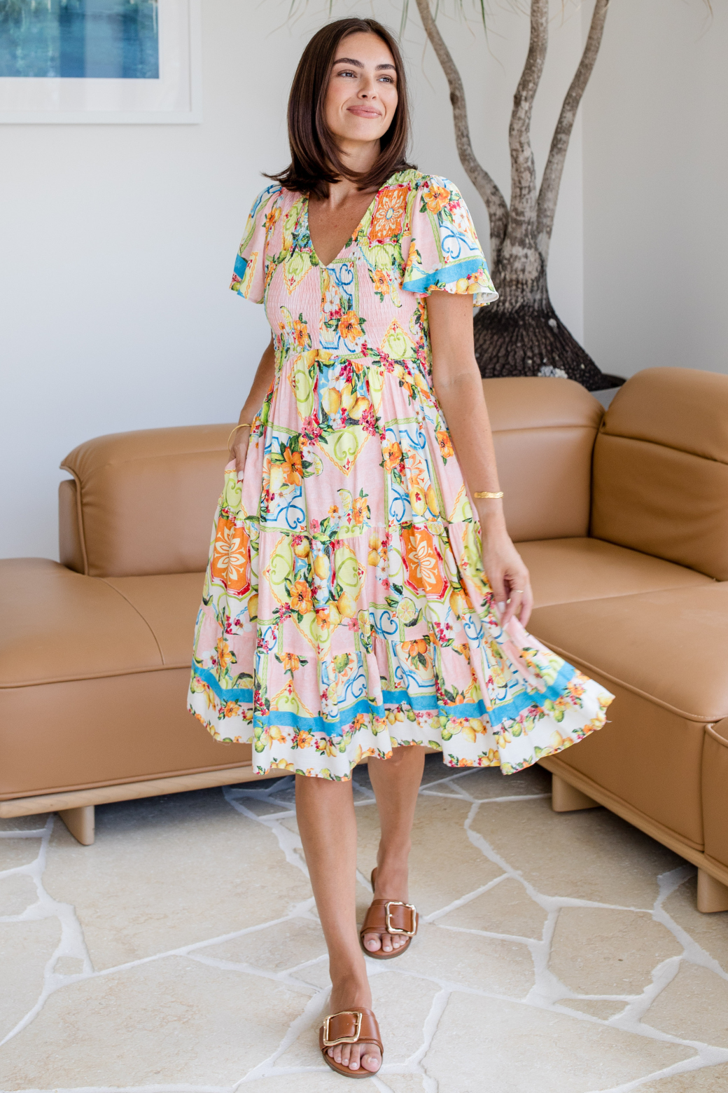 Rigby Dress Capri Print