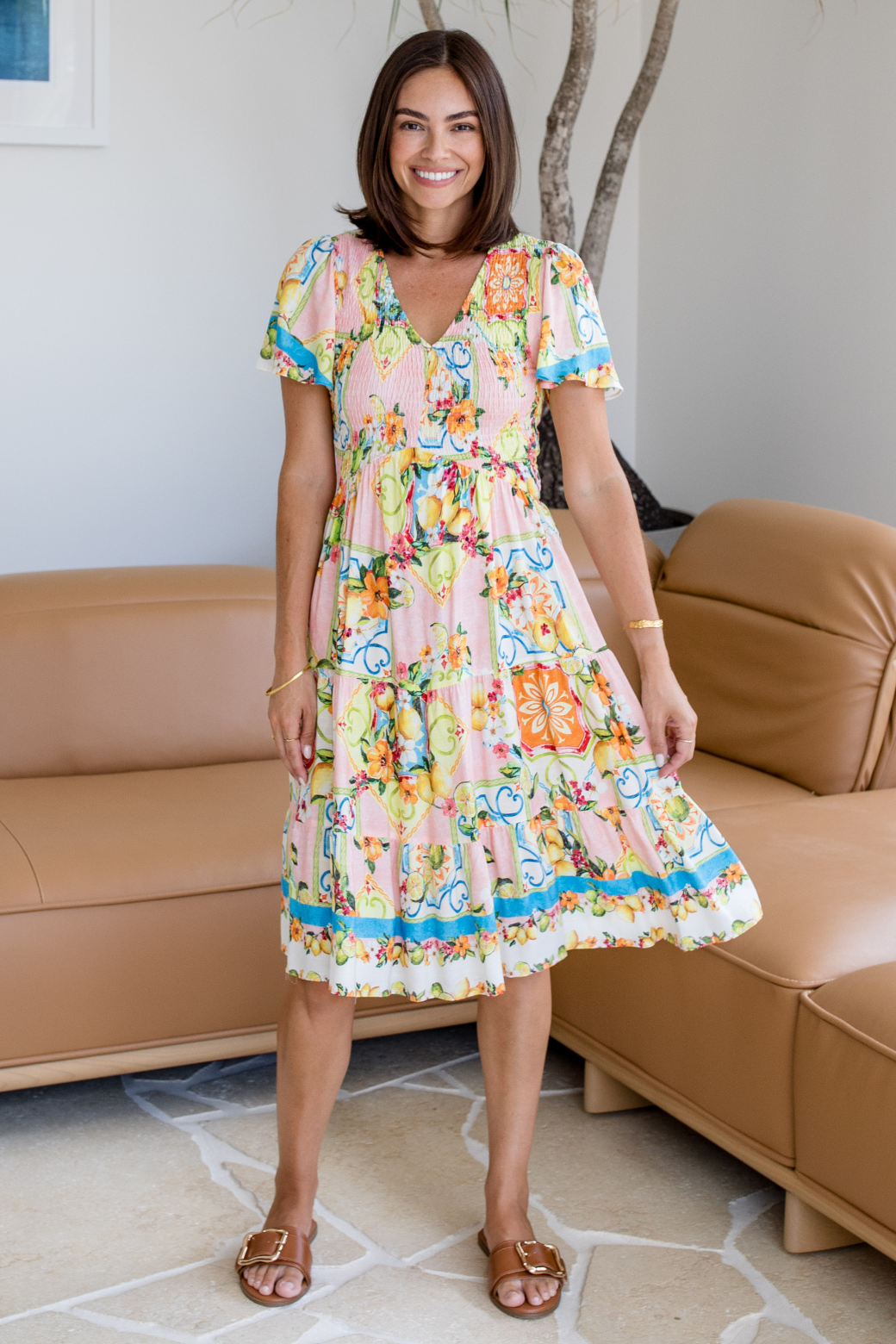 Rigby Dress Capri Print