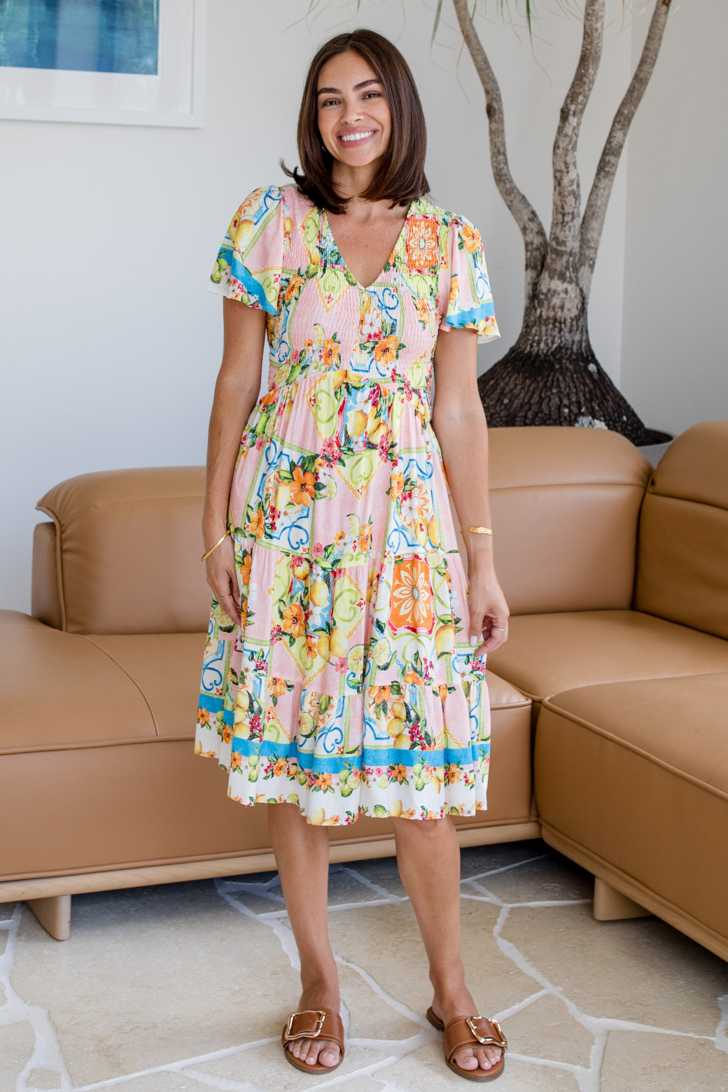 Rigby Dress Capri Print