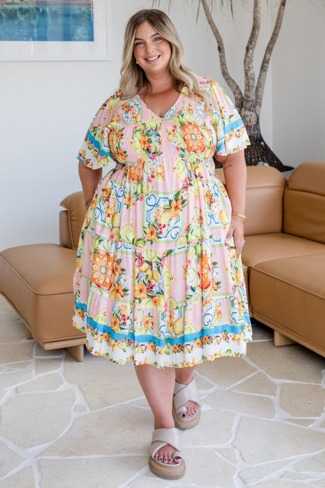 Rigby Dress Capri Print