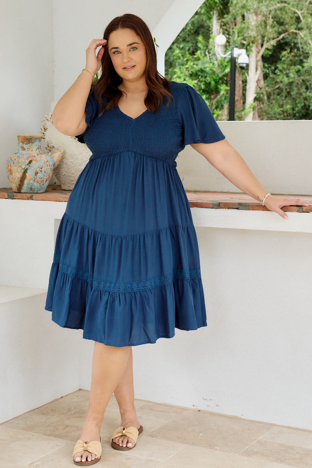 Rigby Dress Navy