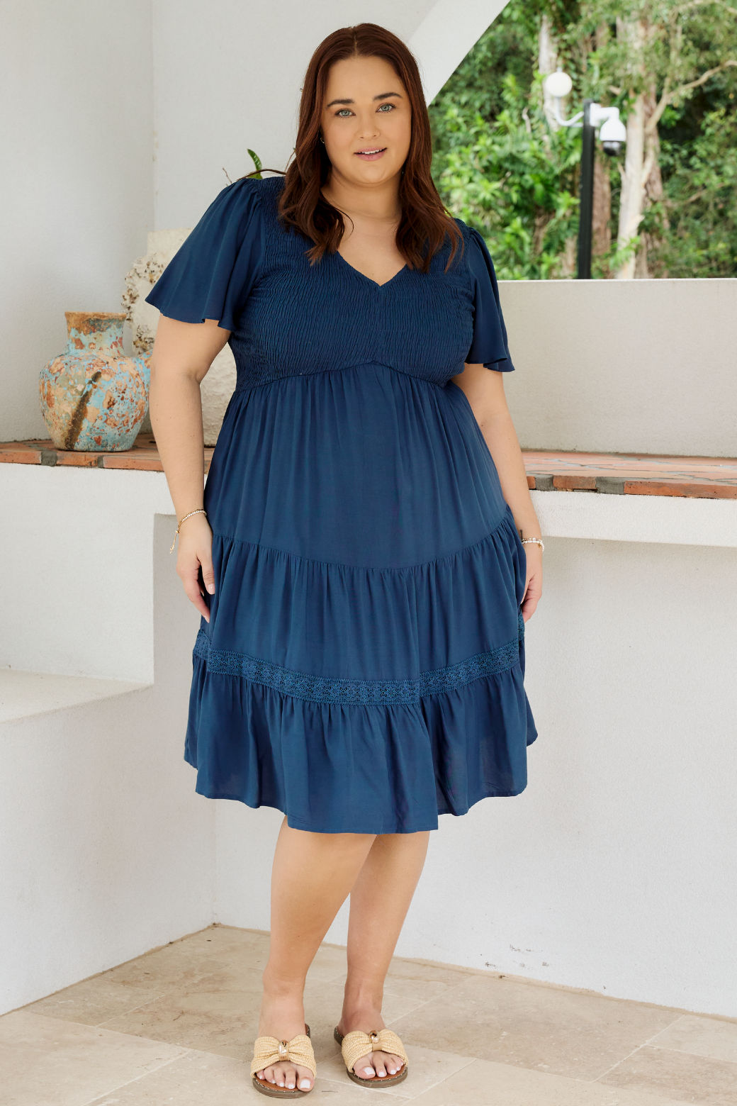 Rigby Dress Navy