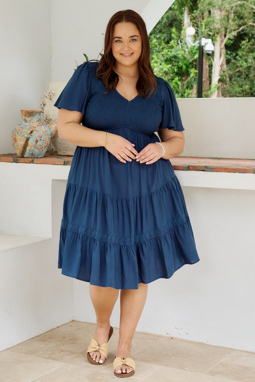 Rigby Dress Navy