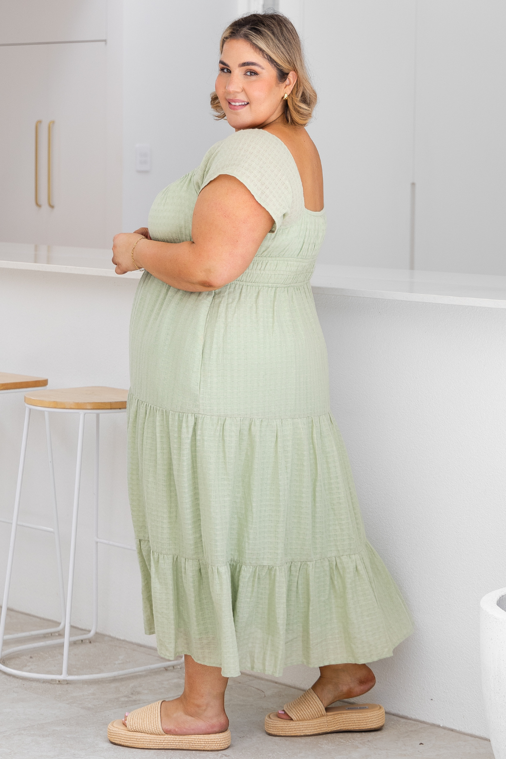 Ronnie Midi Dress Sage